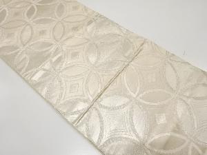 アンティーク　七宝模様織り出し袋帯（材料）